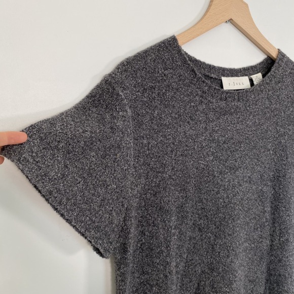 Vintage J Jill Womens Wool Blend Maxi Dress Size XL Modest Neutral Minimalist - Picture 3 of 10